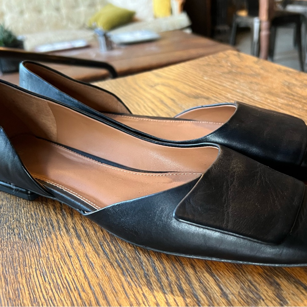 Sarto Classic Black Women’s Flat Slingback Loafers 9.5m